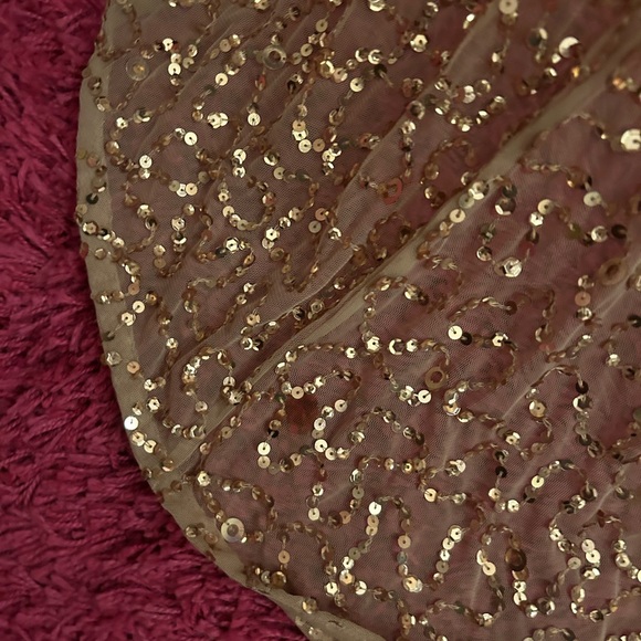 Adrianna Papell Gold Sequin Dress - Picture 4 of 4